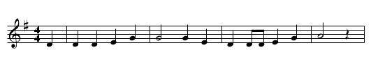 Handsome Molly - staff notation