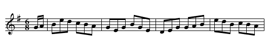 Handy with the Stick - staff notation