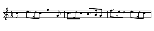 Hanover Square. WCD3/2.074 - staff notation