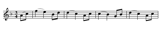 HANOVERIAN WALTZ - staff notation