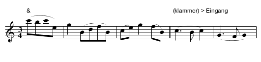 Hanslbauer-Steirische (1.) - staff notation