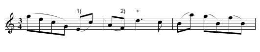 Hanslbauer-Steirische (5.) - staff notation