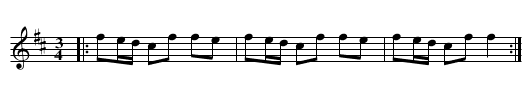 Hanter dro - staff notation