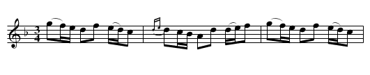 Hanter-dro 2 - staff notation