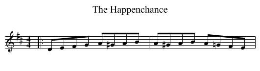 Happenchance, The  - staff notation
