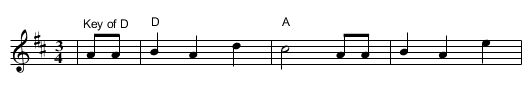 Happy Birthday - staff notation
