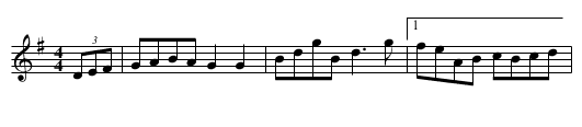 Happy Boy Schottische - staff notation