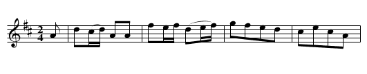 Happy Milk Maid, The - staff notation