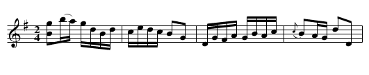 Happy Sportsman, The - staff notation