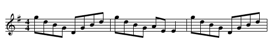Harbourstown House - staff notation