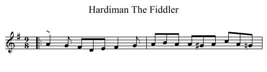 Hardiman The Fiddler - staff notation