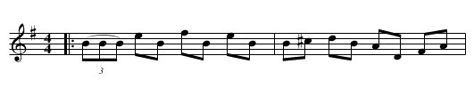 Hare Among the Heather, The  - staff notation