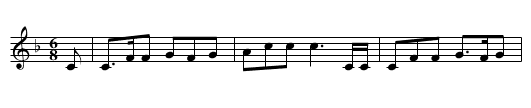 Hare-Hunting Song - staff notation