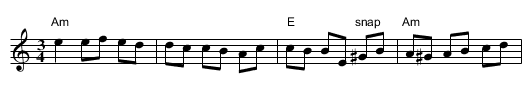 Hargaluten (clarinet) - staff notation