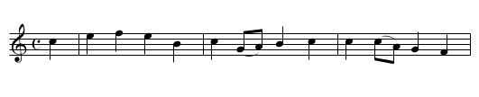Haril! Ever Hail! (Waits Carol) - staff notation