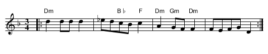Harimon - staff notation