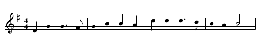 Hark The Herald Angels Sing - staff notation