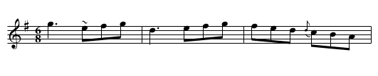 Harlequin Statue - staff notation