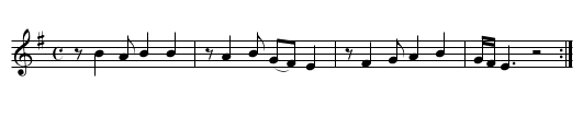 Harmonika - staff notation