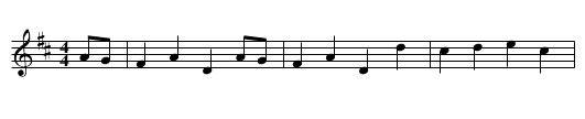 Harper's Frolic - staff notation