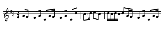 Harpur's Frolic - staff notation