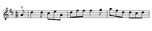 Harrington's Hall -- Jig - staff notation
