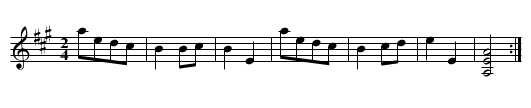 Harriot [2], The - staff notation