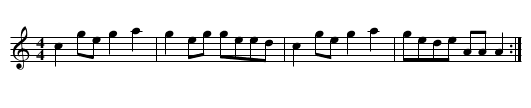 Harris Dance - staff notation