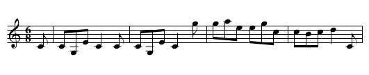 Harrison Sett, Figure 1 - staff notation