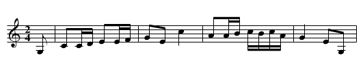 HARRISON SETT (tune 2) - staff notation