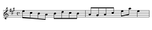 Harry's Frolick - staff notation