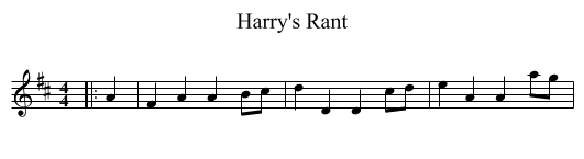 Harry's Rant - staff notation