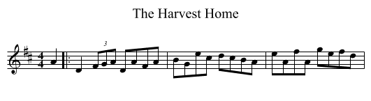 Harvest Home, The  - staff notation