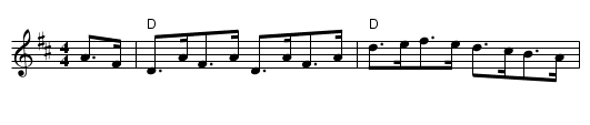 Harvest Home - staff notation