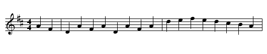 Harvest Home - staff notation