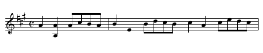 Harvest is in, The - staff notation