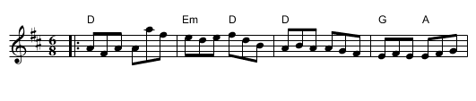 Haste to the Wedding - staff notation