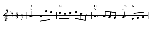Haste to the Wedding - staff notation