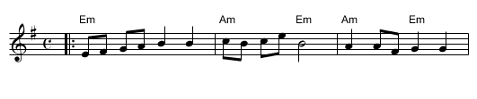 Ha-tikva - staff notation