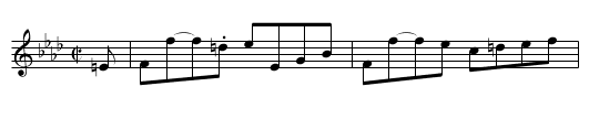 Hatton of Buchromb's Reel - staff notation