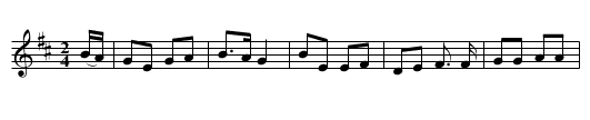 Haughs o' Cromdale, The - staff notation