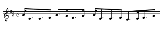 Haughs Of Cromdale, The - staff notation