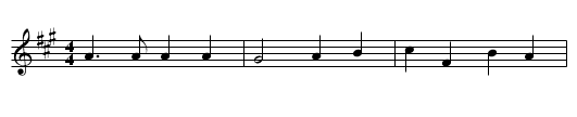 Haul Away Your Bowline - staff notation