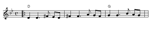 Hava Nagila - staff notation
