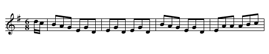 Have a Drink with me - staff notation