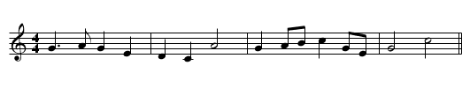 Have You Any More On't. HA08 - staff notation