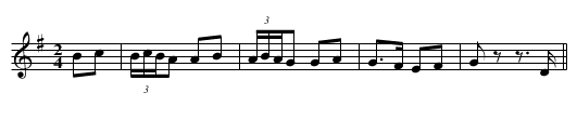 Havermeuleke - staff notation
