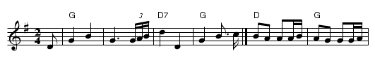 Havermolen - staff notation