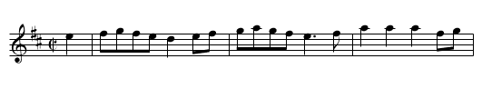 Havre - staff notation