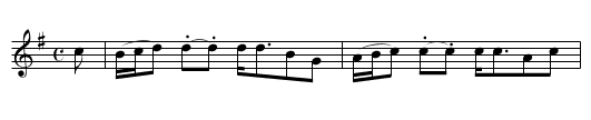 Hawick, a Strathspey - staff notation